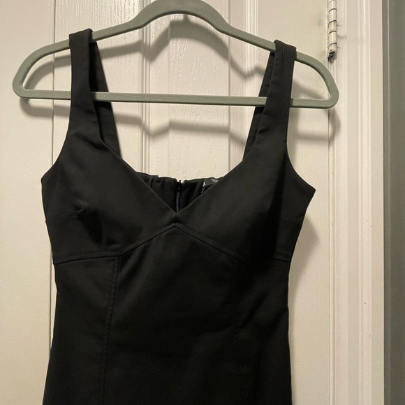 NWOT- Zara Black Mini Bodycon Dress - Picture 6 of 8